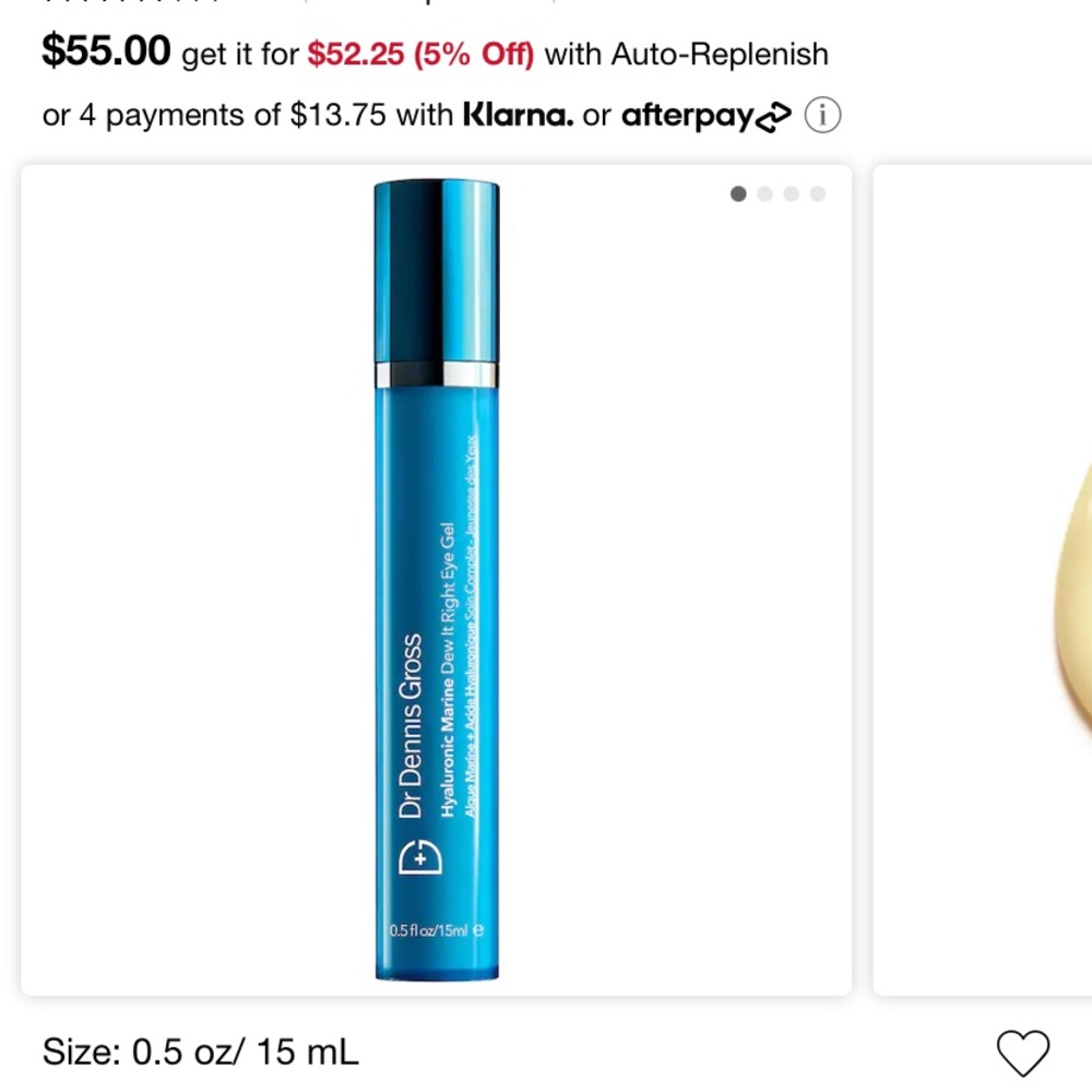 Dr Dennis gross skincare  eye gel